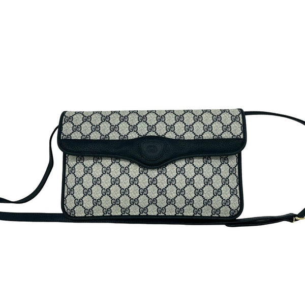 Gucci GG logo leather shoulder bag