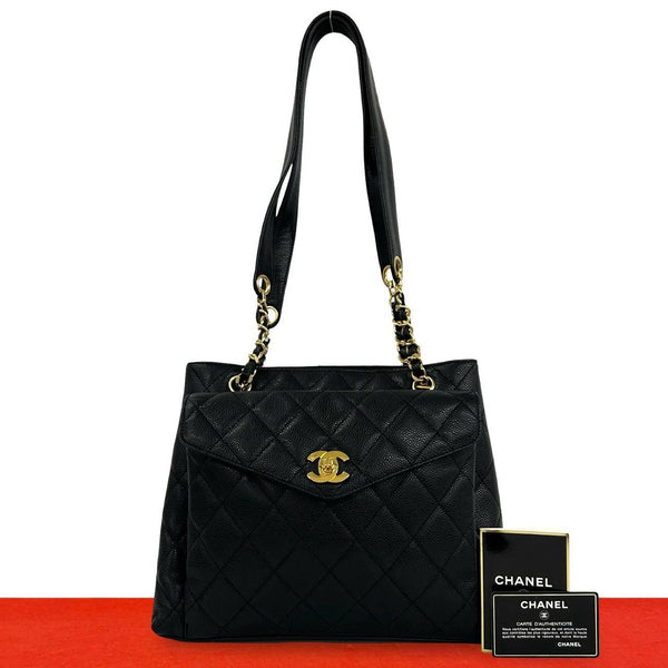 Chanel Matelasse Caviar 2way Shoulder Tote