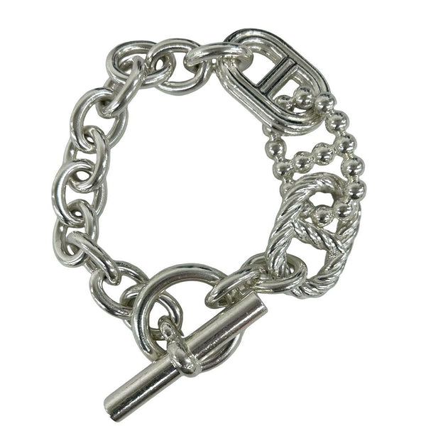 Hermes Chaine d’Ancre Parade GM Silver Bracelet