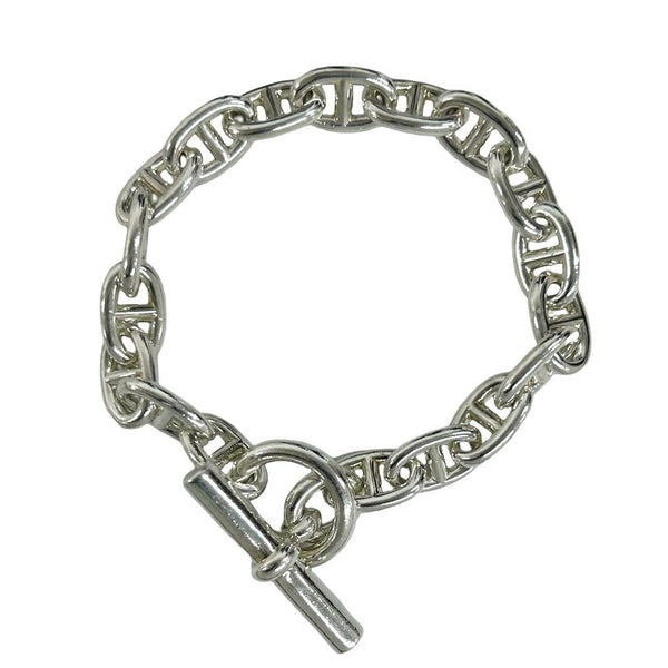 Hermes Chaine d'Ancre MM Silver Bracelet