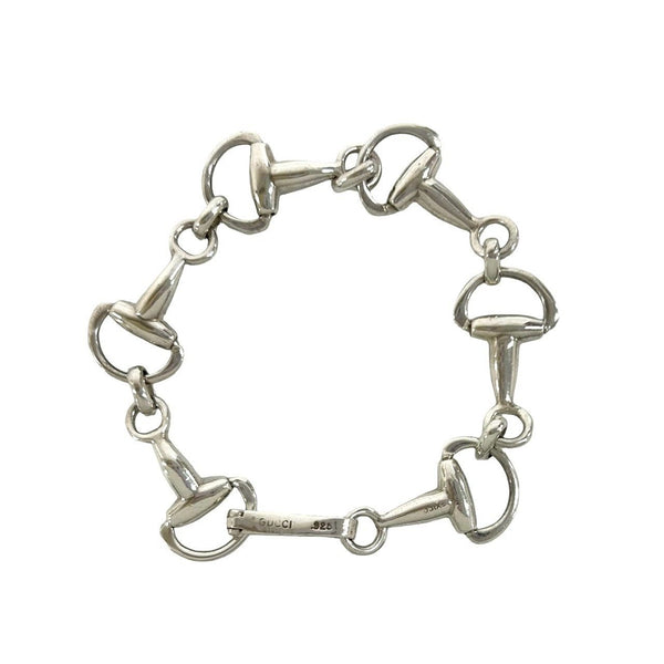Gucci Horsebit Silver Bracelet