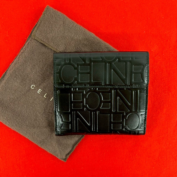 CELINE Leather Trifold Wallet