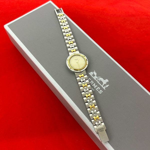 Hermes Clipper Stainless Steel GP Quartz