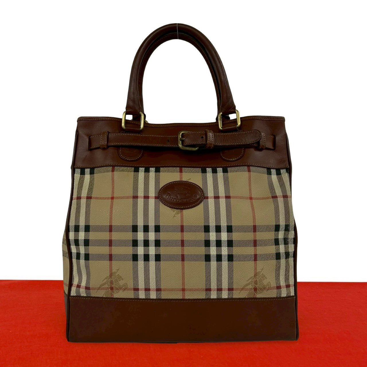 Burberry Leather Tote Bag