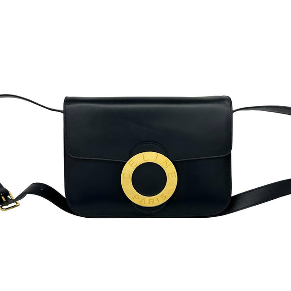 Celine Leather Shoulder Bag