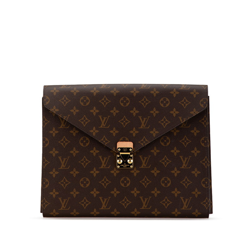 Louis Vuitton Monogram Business Clutch Bag