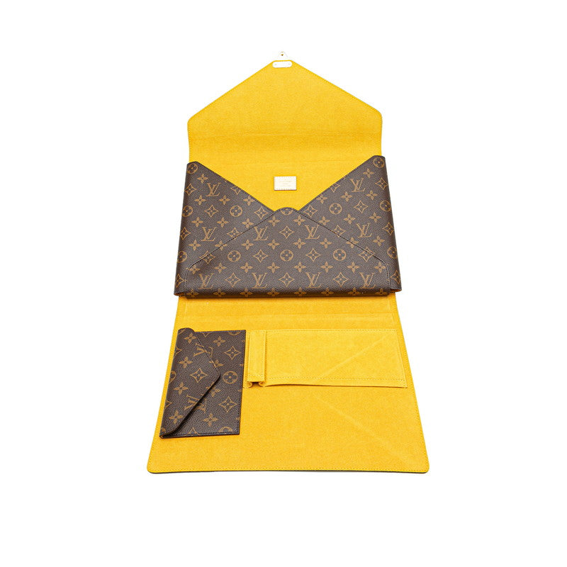 Louis Vuitton Monogram Business Clutch Bag