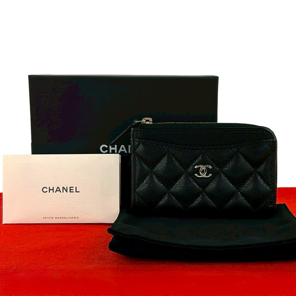 Chanel Matelasse Caviar Leather Coin Case
