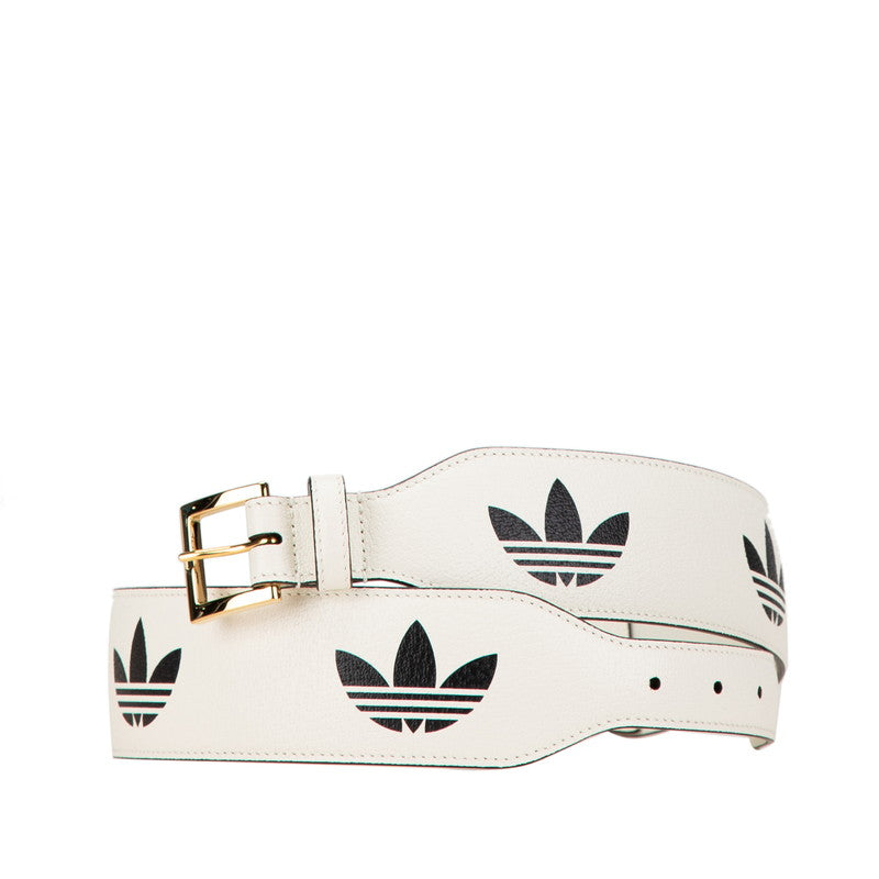 Gucci x Adidas Leather Horsebit Belt