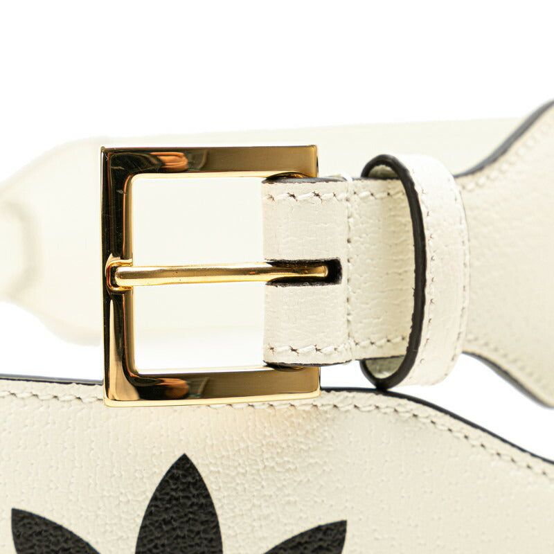 Gucci x Adidas Leather Horsebit Belt