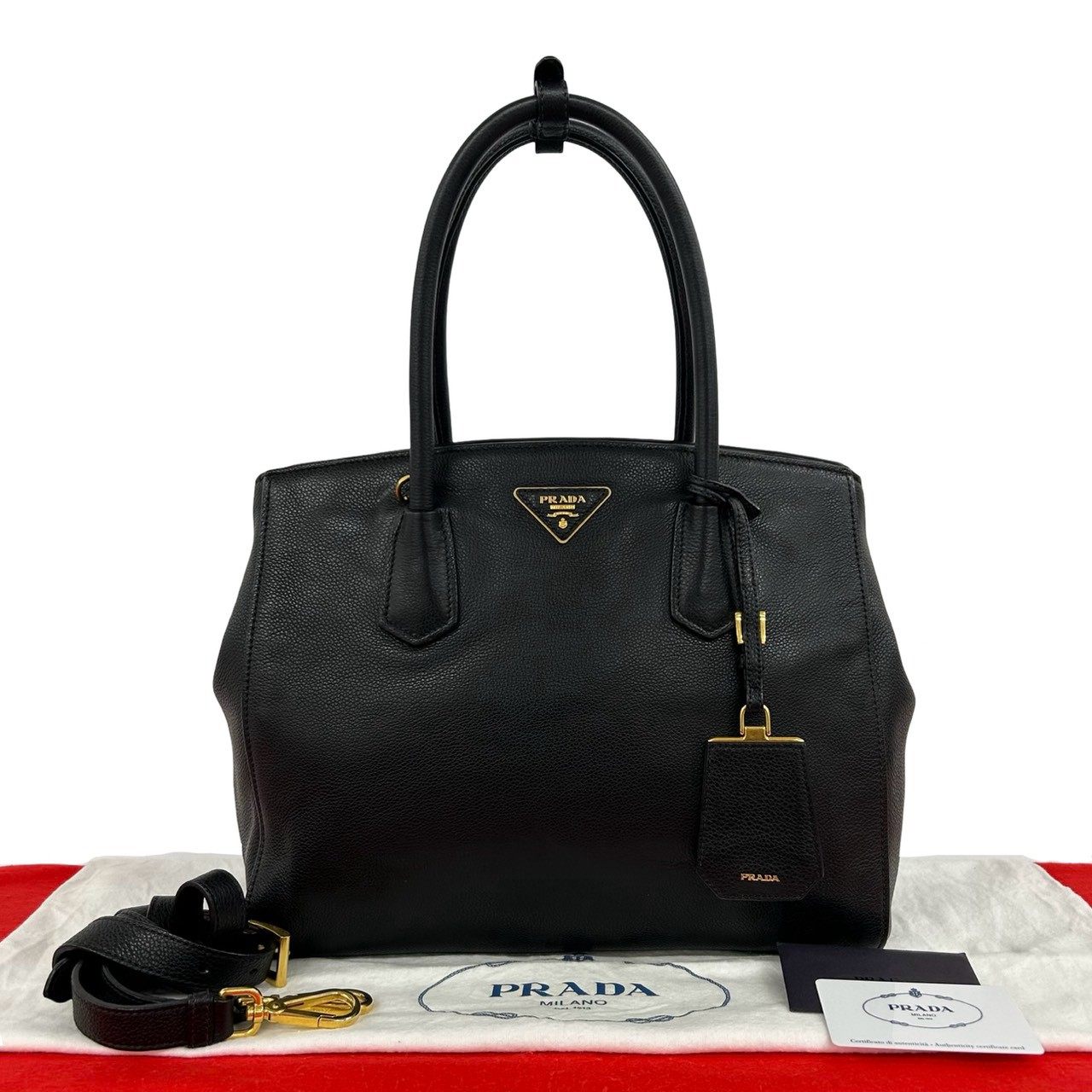 Prada Leather 2way Handbag
