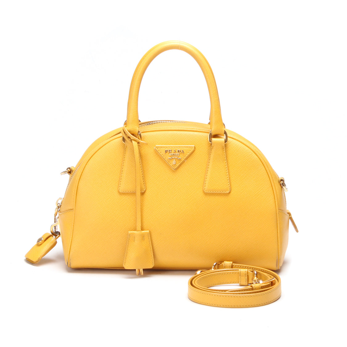 Saffiano Lux Bowler Bag