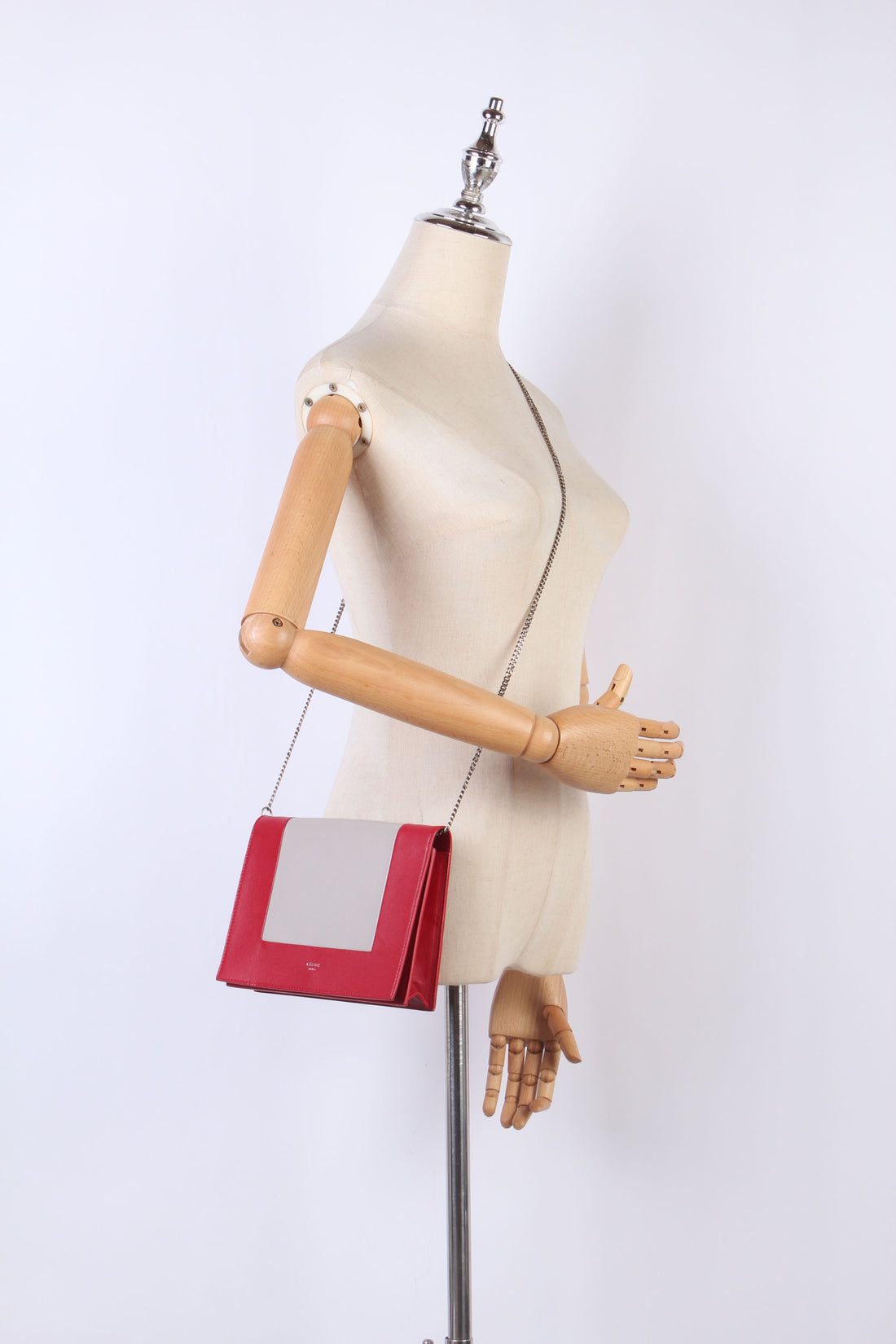 Frame Bicolor Crossbody Bag