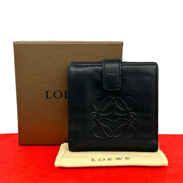 Loewe Embossed Nappa Leather Bifold Wallet