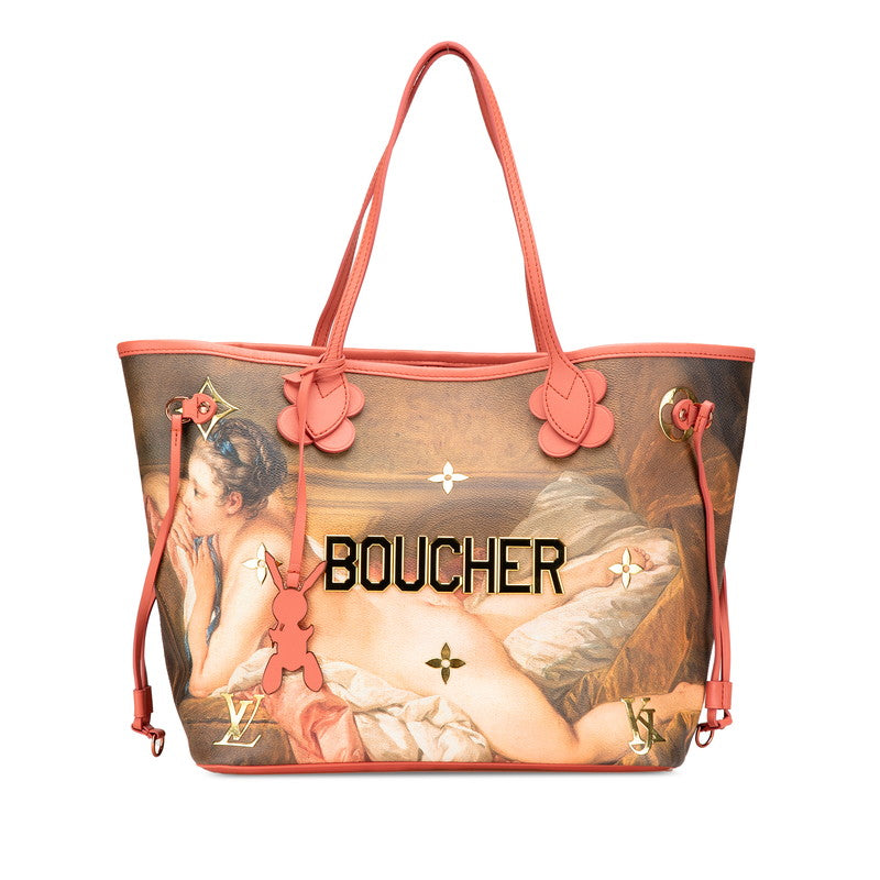 Louis Vuitton Neverfull MM Masters Collection PVC Leather Limited Tote Bag