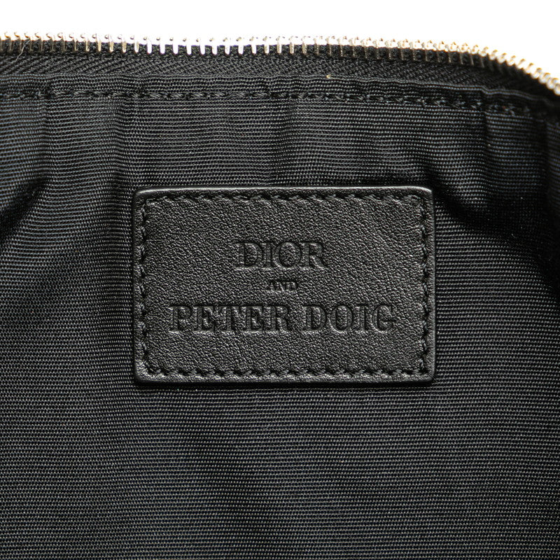 Dior Nylon Planet Motif Pouch in Great Condition