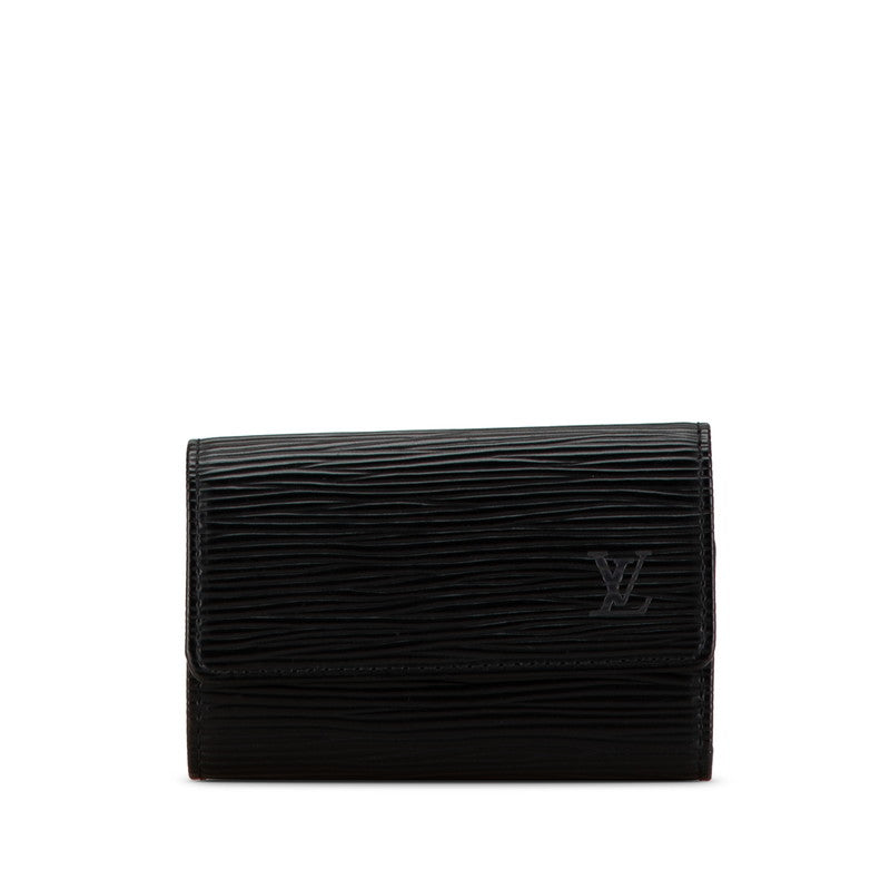 Louis Vuitton Epi Multicles 6 Key Case M63812 Black Leather in Very Good Condition