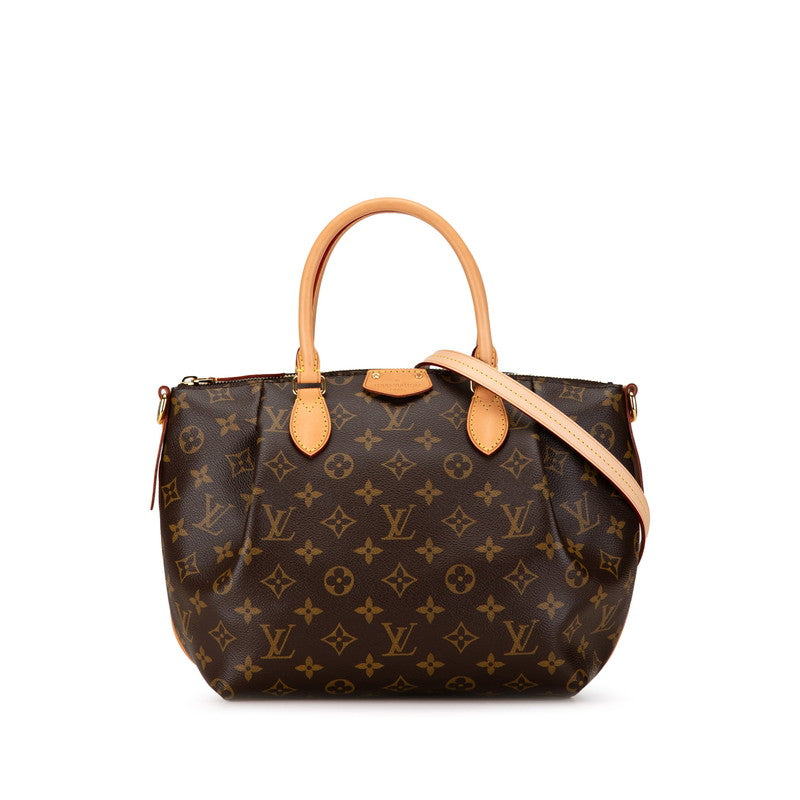 Louis Vuitton Monogram Turenne PM Handbag M48813 Brown PVC Leather in Great Condition