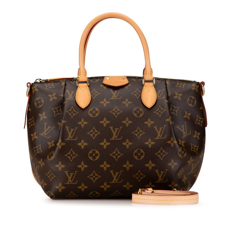 Louis Vuitton Monogram Turenne PM Handbag M48813 Brown PVC Leather