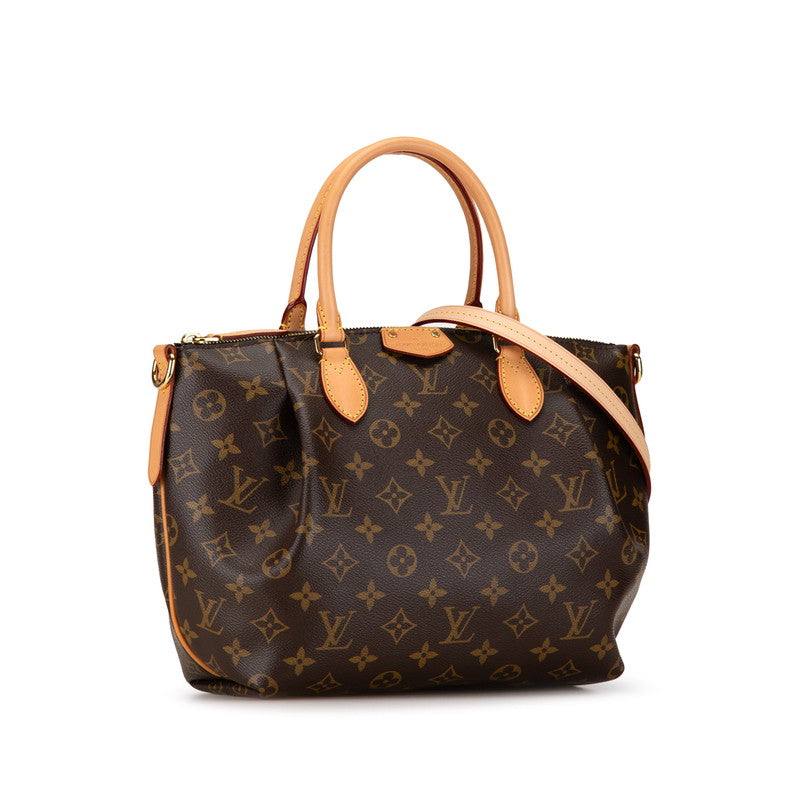 Louis Vuitton Monogram Turenne PM Handbag M48813 Brown PVC Leather in Great Condition