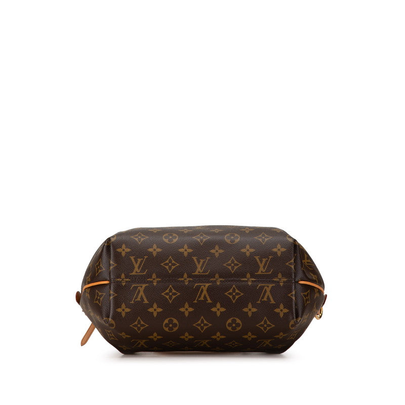 Louis Vuitton Monogram Turenne PM Handbag M48813 Brown PVC Leather in Great Condition