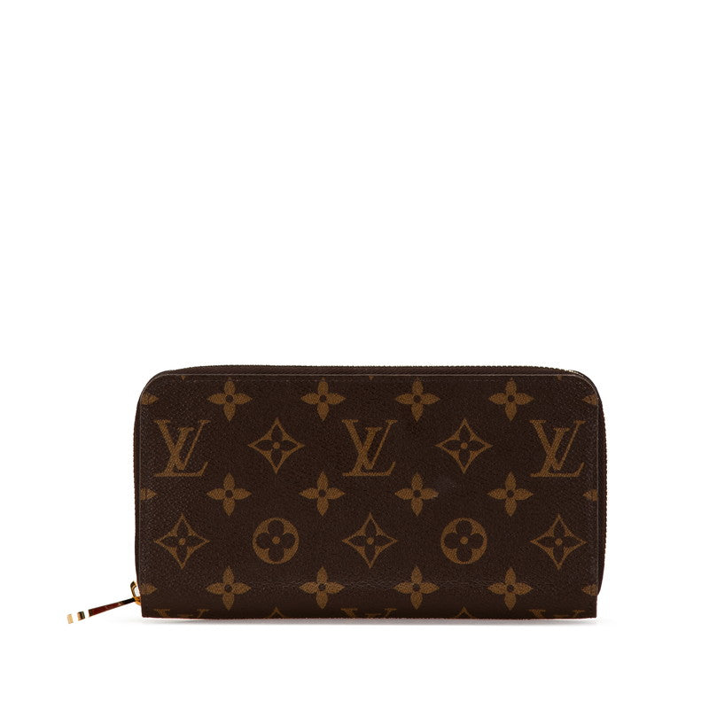 Louis Vuitton Monogram Zippy Wallet Brown