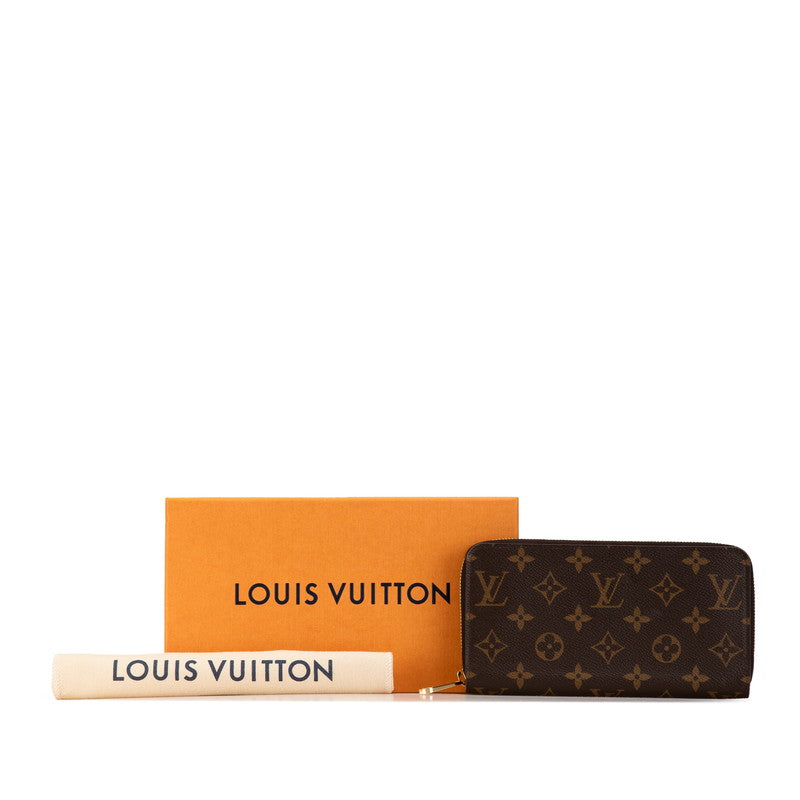 Louis Vuitton Monogram Zippy Wallet Brown