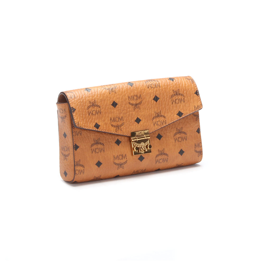 MCM Cognac Small Millie Visetos Crossbody Bag, Best Price and Reviews