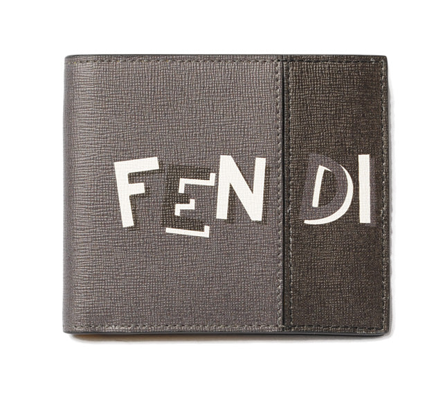 Fendi Leather Bifold Wallet 7M0169 in Pristine Condition