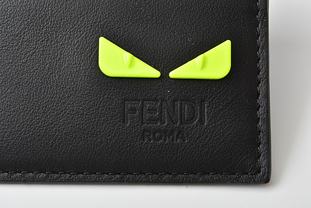 Fendi Leather Card Case/Business Card Holder 7M0164 in Pristine Condition