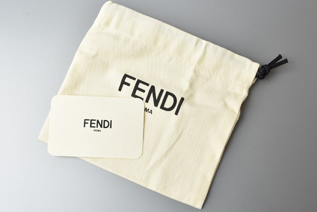 Fendi Leather Card Case/Business Card Holder 7M0164 in Pristine Condition