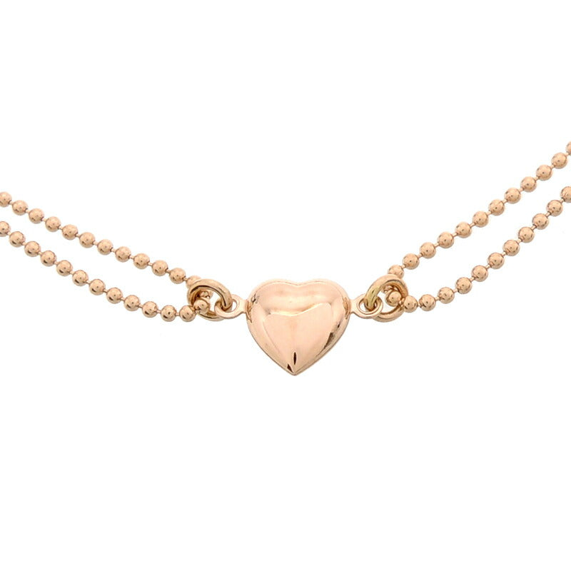 Non Brand Heart Bracelet for Women, Made of K18 Pink Gold