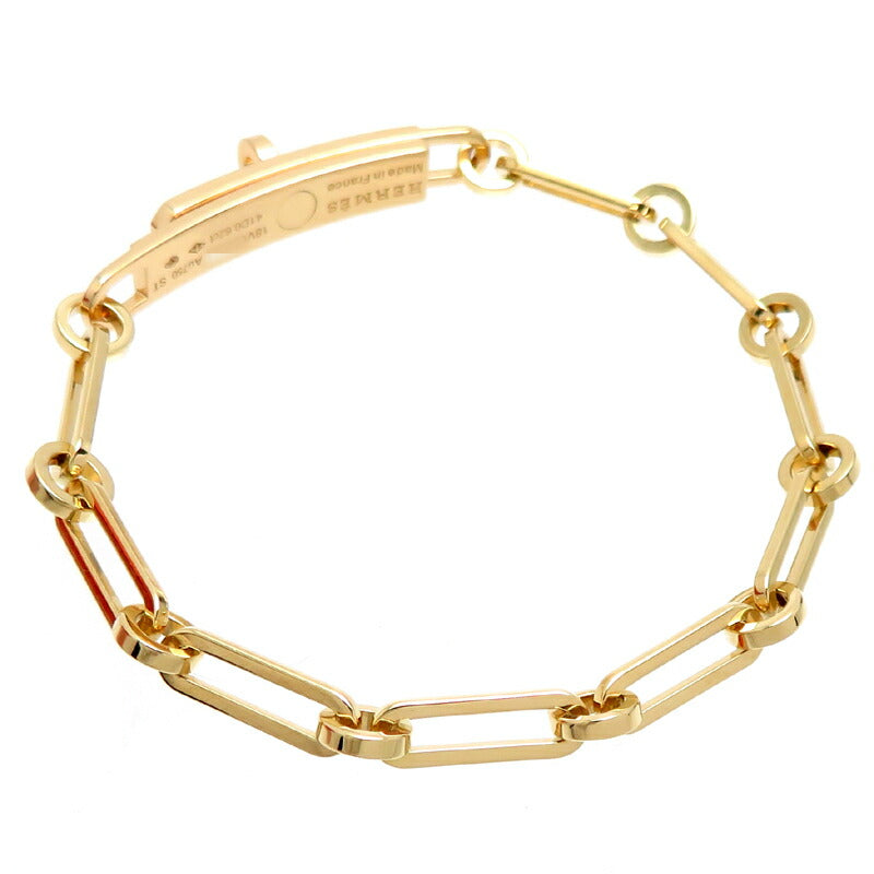 18k Gold Diamond Kelly Chain Bracelet