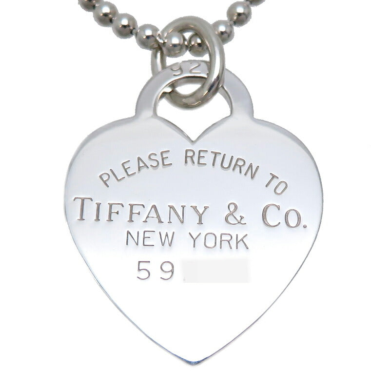 Silver Return to Tiffany Heart Charm Necklace