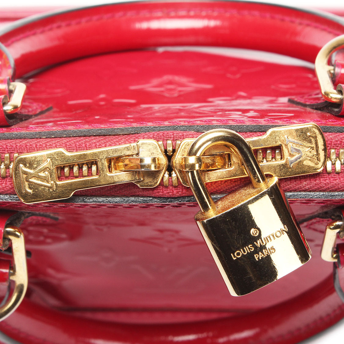 Sell Louis Vuitton Monogram Vernis Alma BB Bag - Red
