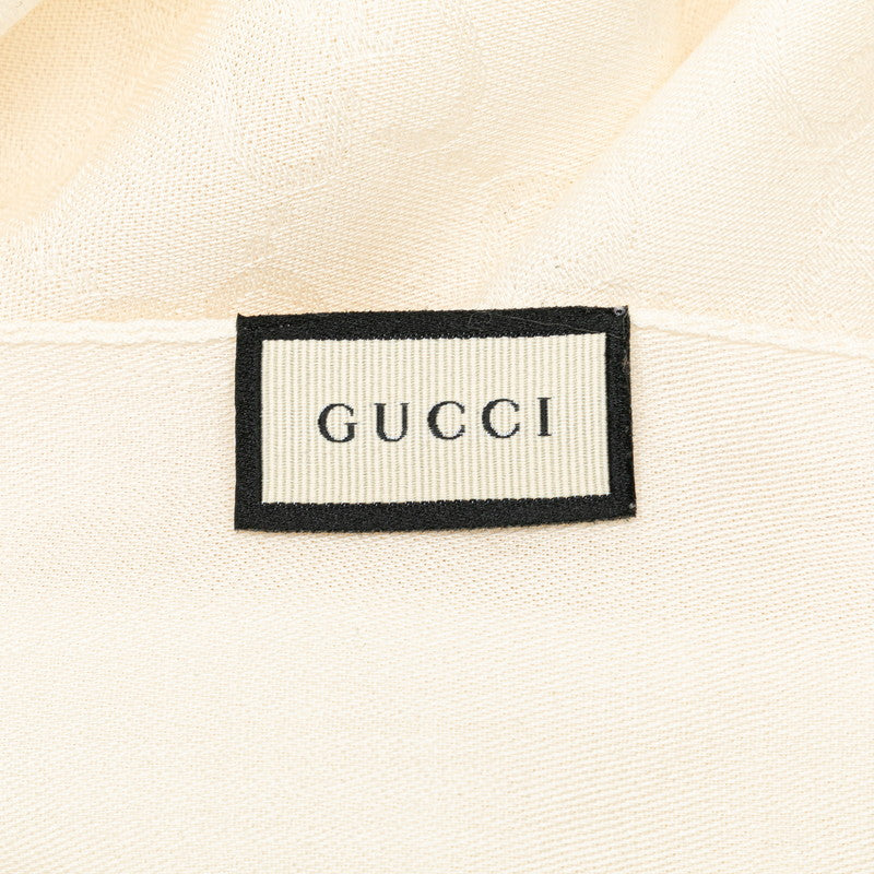 Gucci Wool Silk GG Scarf 165904