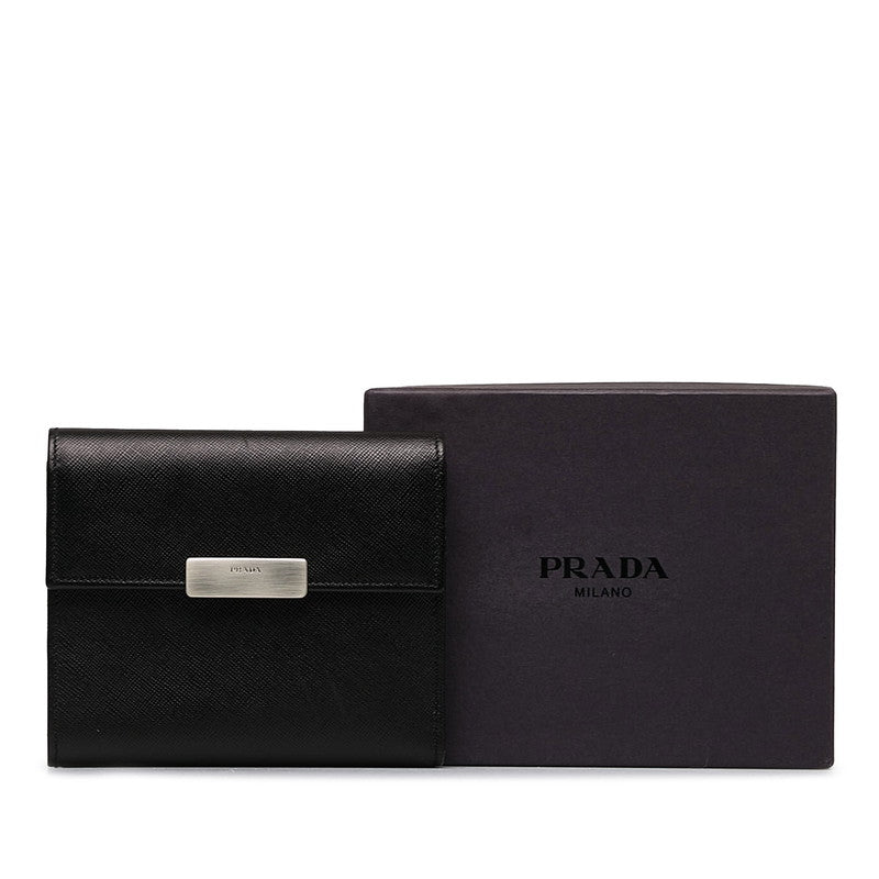 Prada Saffiano Leather Bifold Wallet in Great Condition