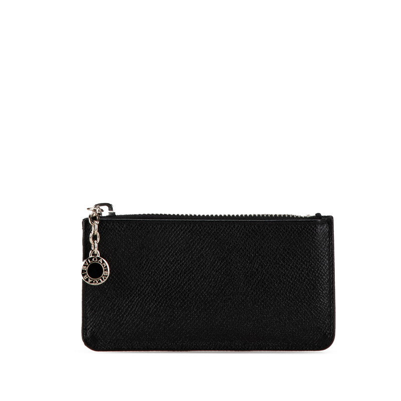 Bvlgari Leather Coin Case Black