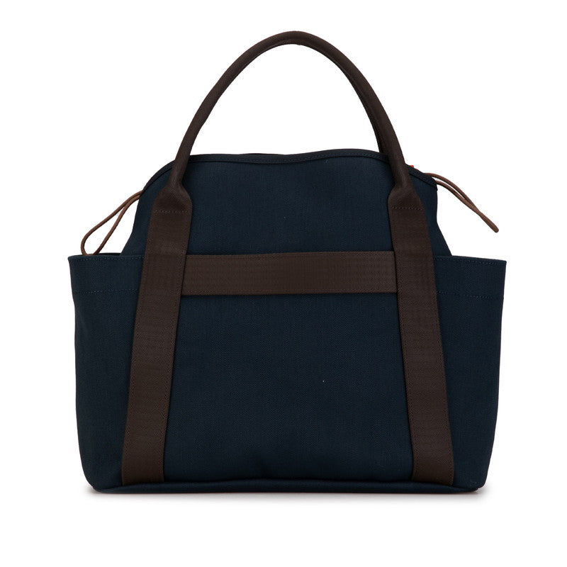 Hermes Canvas Leather 2WAY Tote Bag