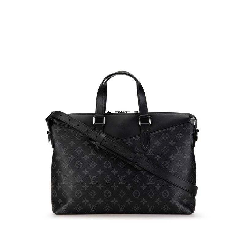 Louis Vuitton Monogram Eclipse Briefcase Explorer Business Bag M40566