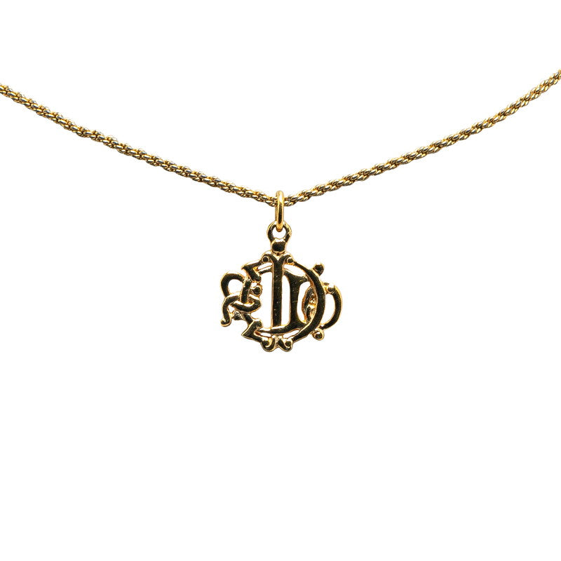 Dior Logo Gold Necklace