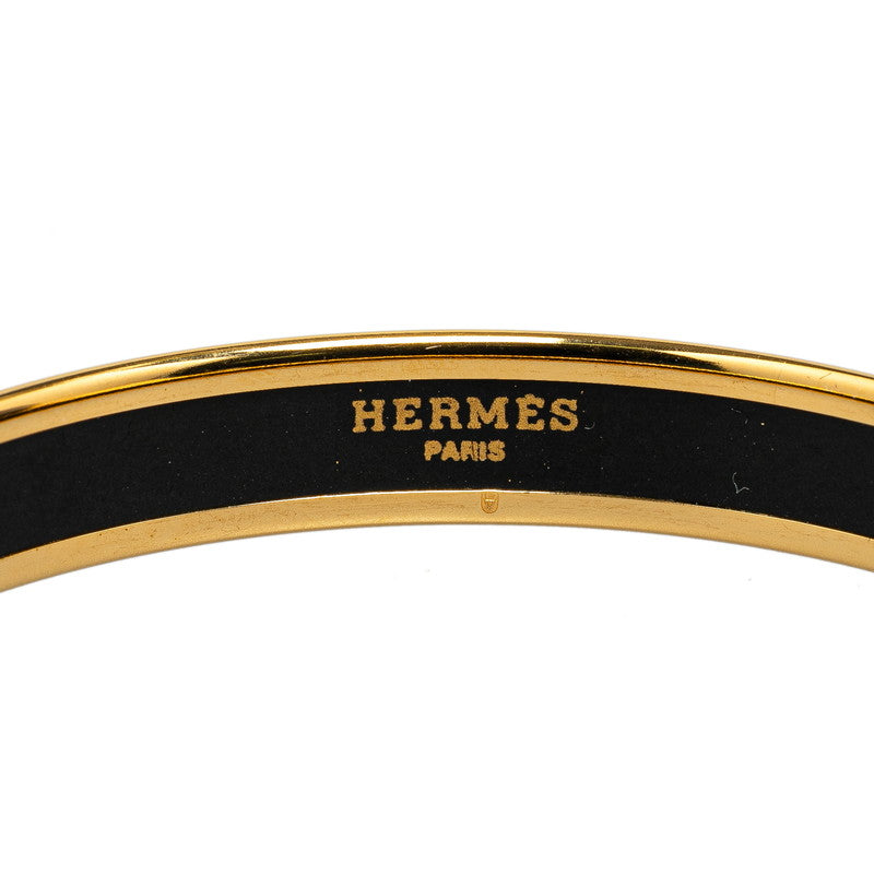 Hermes Enamel PM Ship Flag Motif Bangle