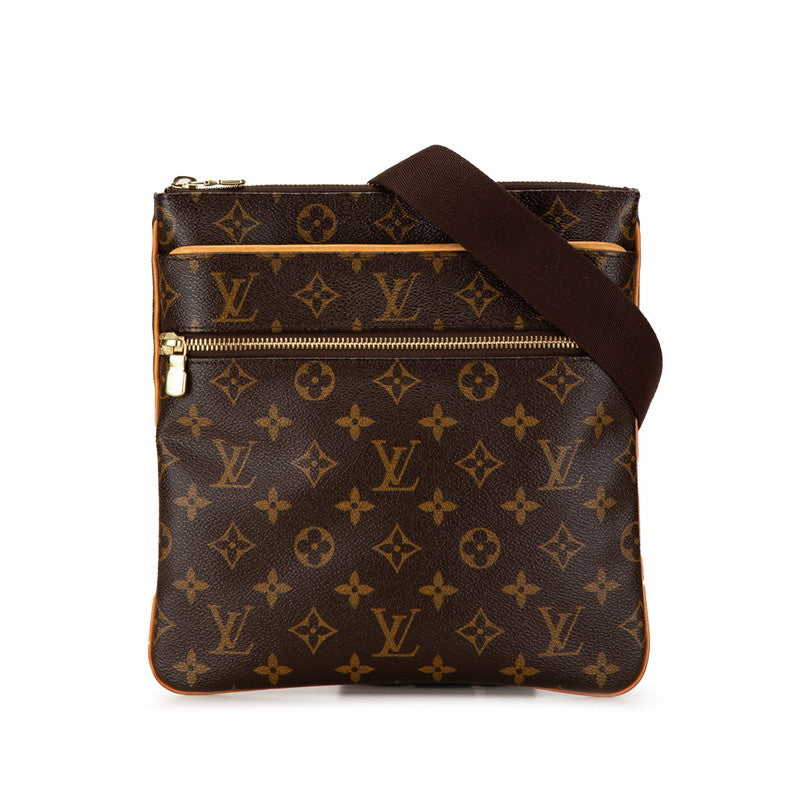 Louis Vuitton Monogram Valmy Pochette Shoulder Bag M40524 Brown PVC Leather in Very Good Condition