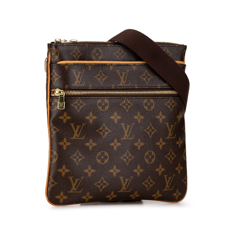 Louis Vuitton Monogram Valmy Pochette Shoulder Bag M40524 Brown PVC Leather in Very Good Condition