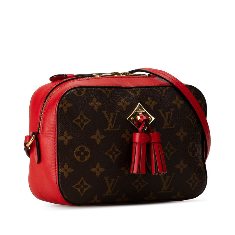 Louis Vuitton Monogram Saintonge Cocrico Shoulder Bag M43556 Red Brown PVC Leather