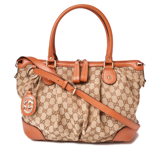 Gucci GG Canvas 2-Way Tote/Shoulder Bag 285730