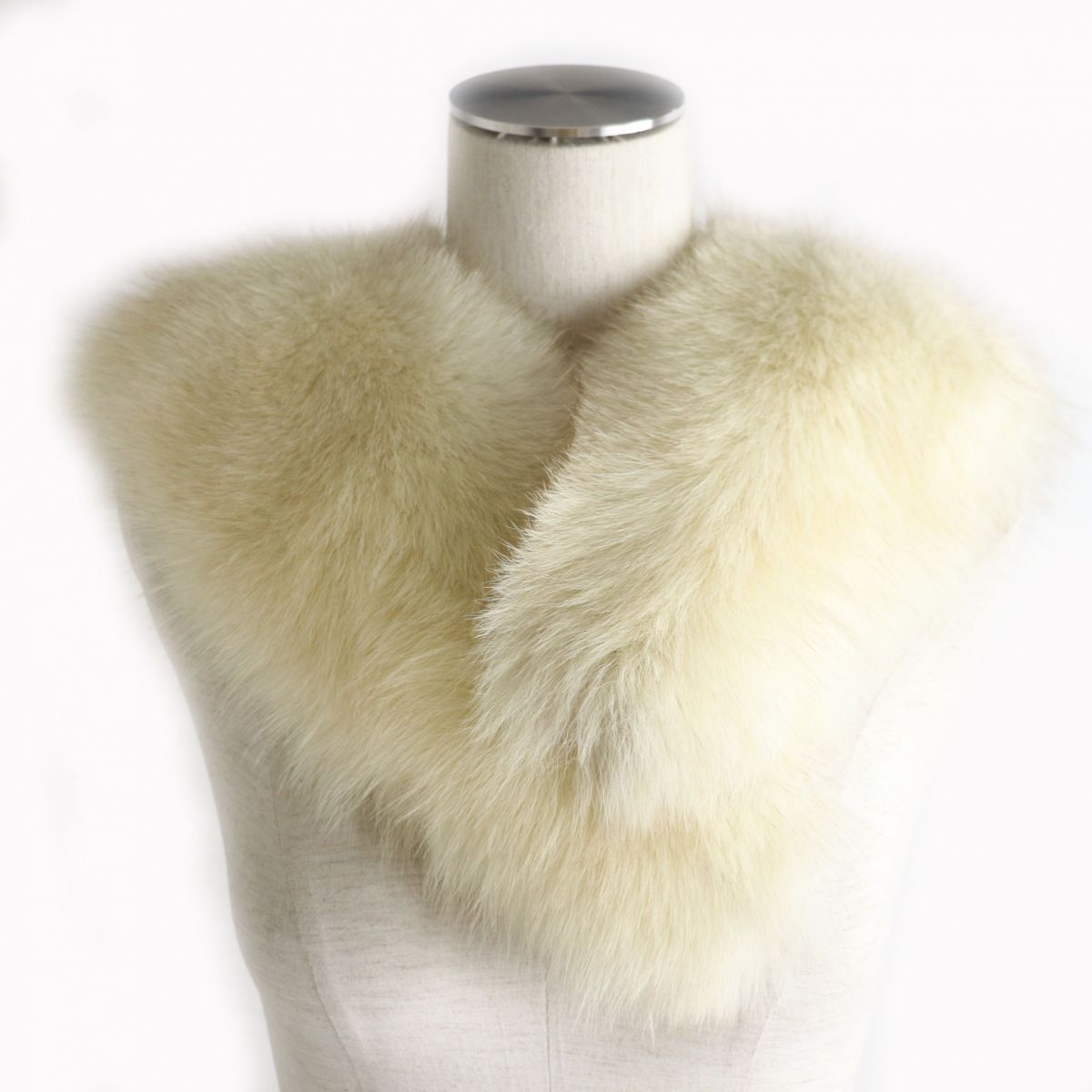 Genuine Fox Fur Tippet Shawl Stole Set