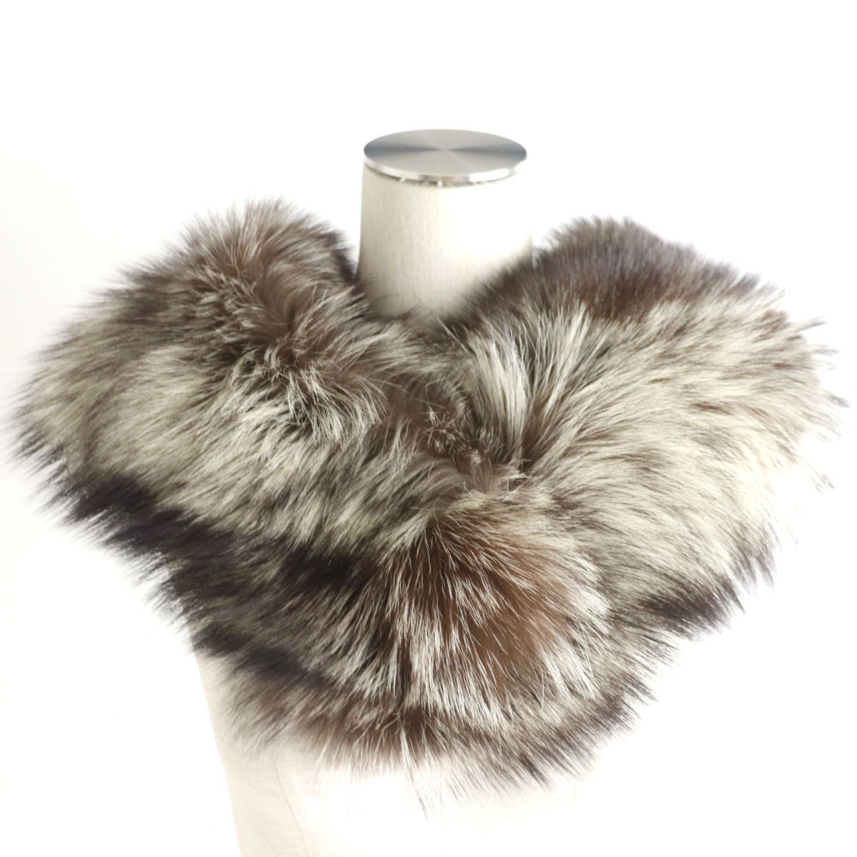 Genuine Fox Fur Tippet Shawl Stole Set