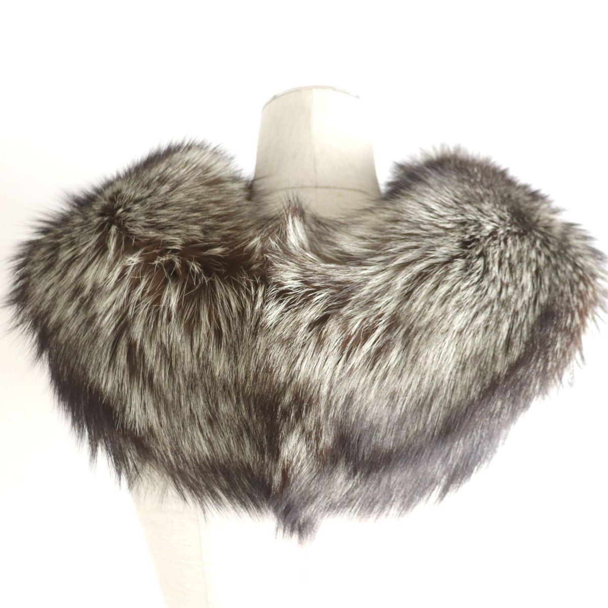 Genuine Fox Fur Tippet Shawl Stole Set