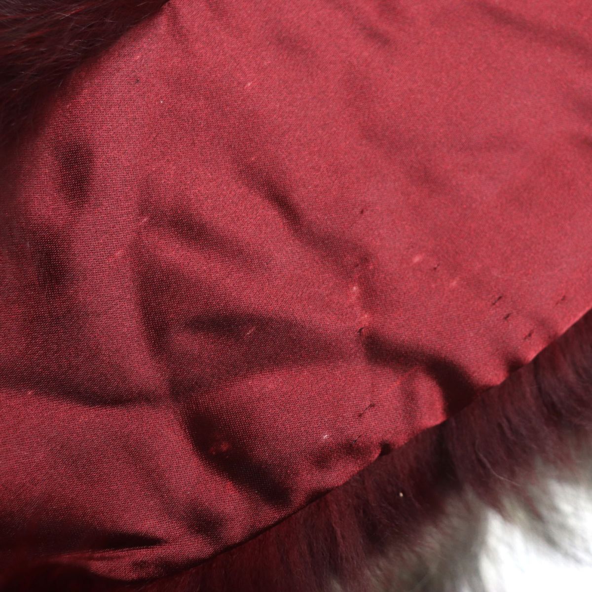 SAGA FOX Genuine Fur Shawl Stole Tippet Set